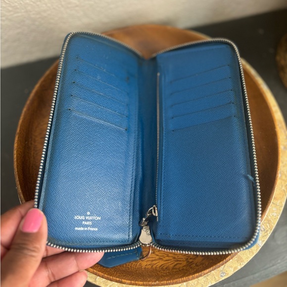 LOUIS VUITTON Long Wallet Zip Around Damier Graphite Portefeuille Vasco - Picture 14 of 14